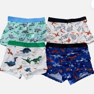 4Pack Toddler Kids Little Boys Cotton Underwear Boxer Briefs Size 5T New